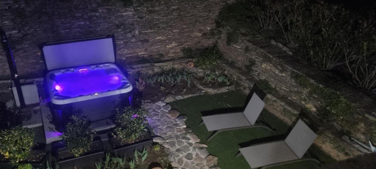 Villa Casa Santini dans Domaine privé, Piscine, Jacuzzi Porri Exterior foto
